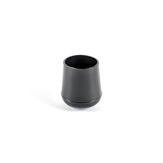 22mm Black Rubber Ferrules with Steel Base Insert - Made in Germany - Keay Vital Parts