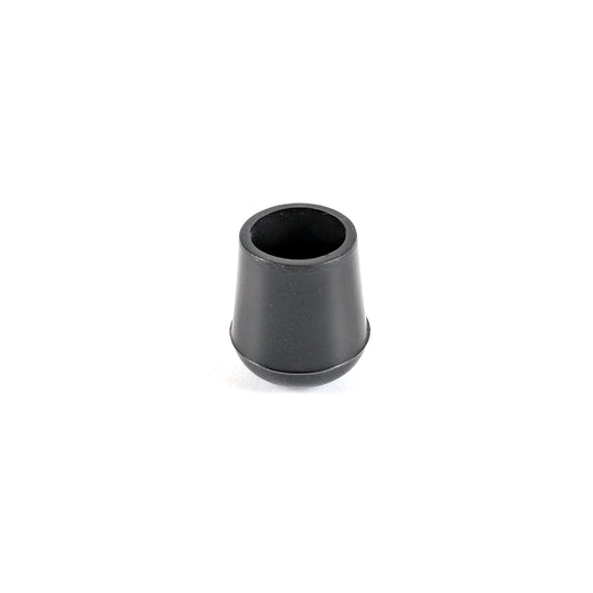 12mm Black Rubber Ferrules with Steel Base Insert - Made in Germany - Keay Vital Parts