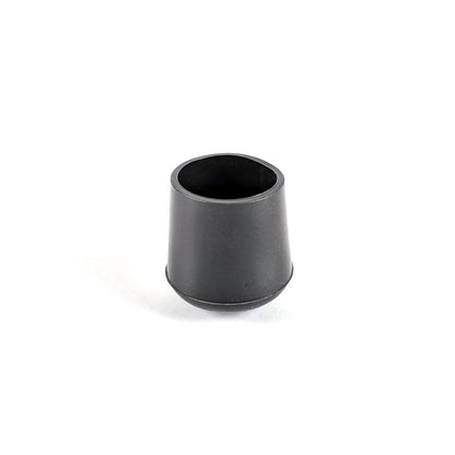 20mm Black Rubber Ferrules with Steel Base Insert - Made in Germany - Keay Vital Parts