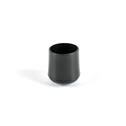 28mm Black Rubber Ferrules with Steel Base Insert - Made in Germany - Keay Vital Parts