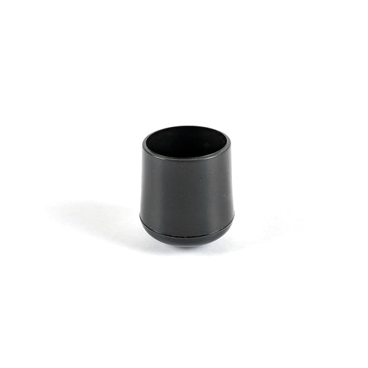 28mm Black Rubber Ferrules with Steel Base Insert - Made in Germany - Keay Vital Parts