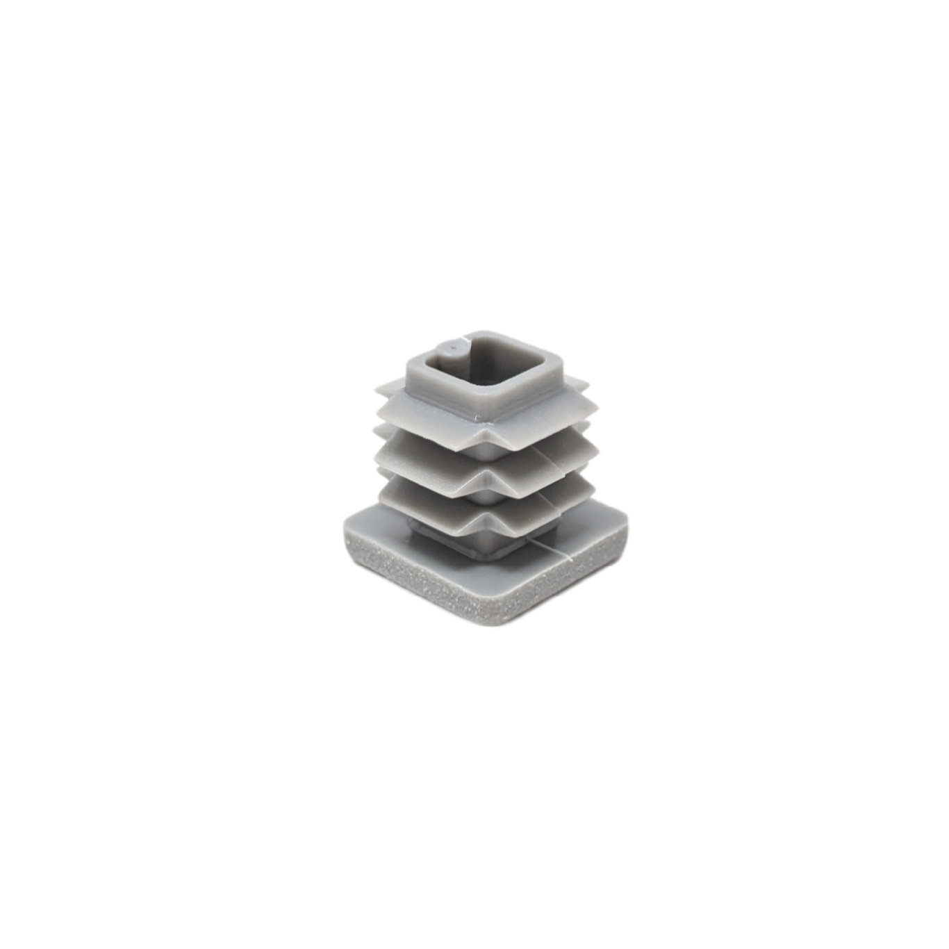 Square Tube Inserts 15mm x 15mm Grey | Made in Germany | Keay Vital Parts - Keay Vital Parts