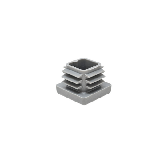 Square Tube Inserts 22mm x 22mm Grey | Made in Germany | Keay Vital Parts - Keay Vital Parts