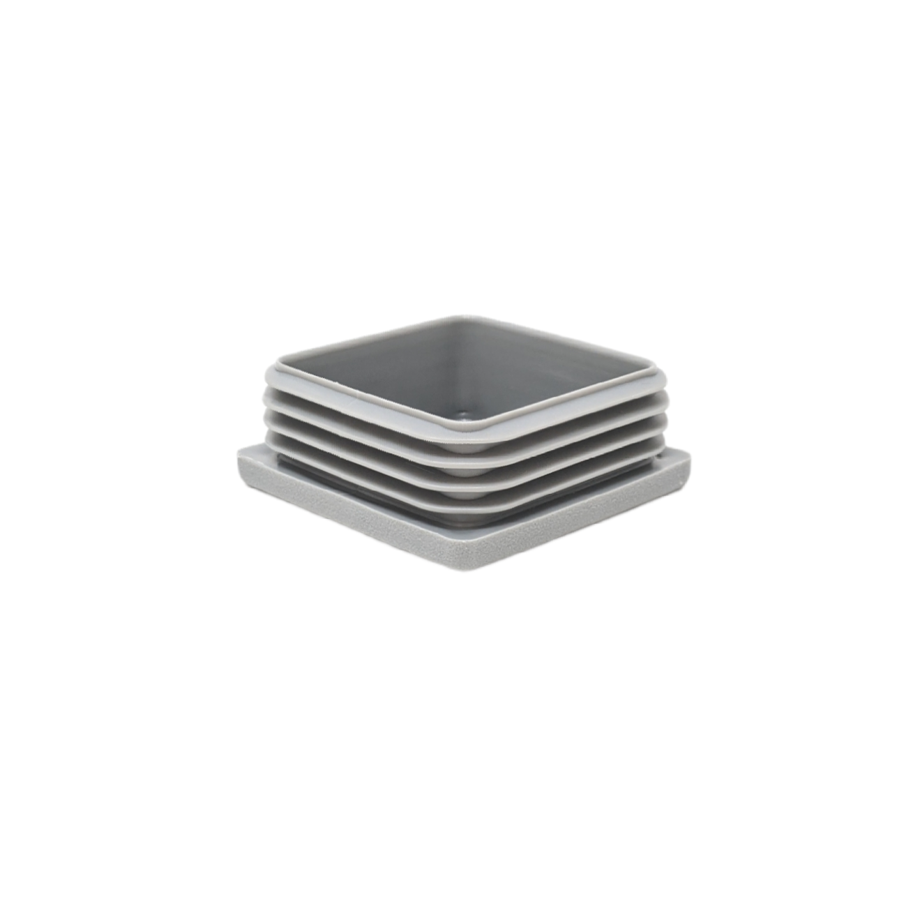 Square Tube Inserts 50mm x 50mm Grey | Made in Germany | Keay Vital Parts - Keay Vital Parts