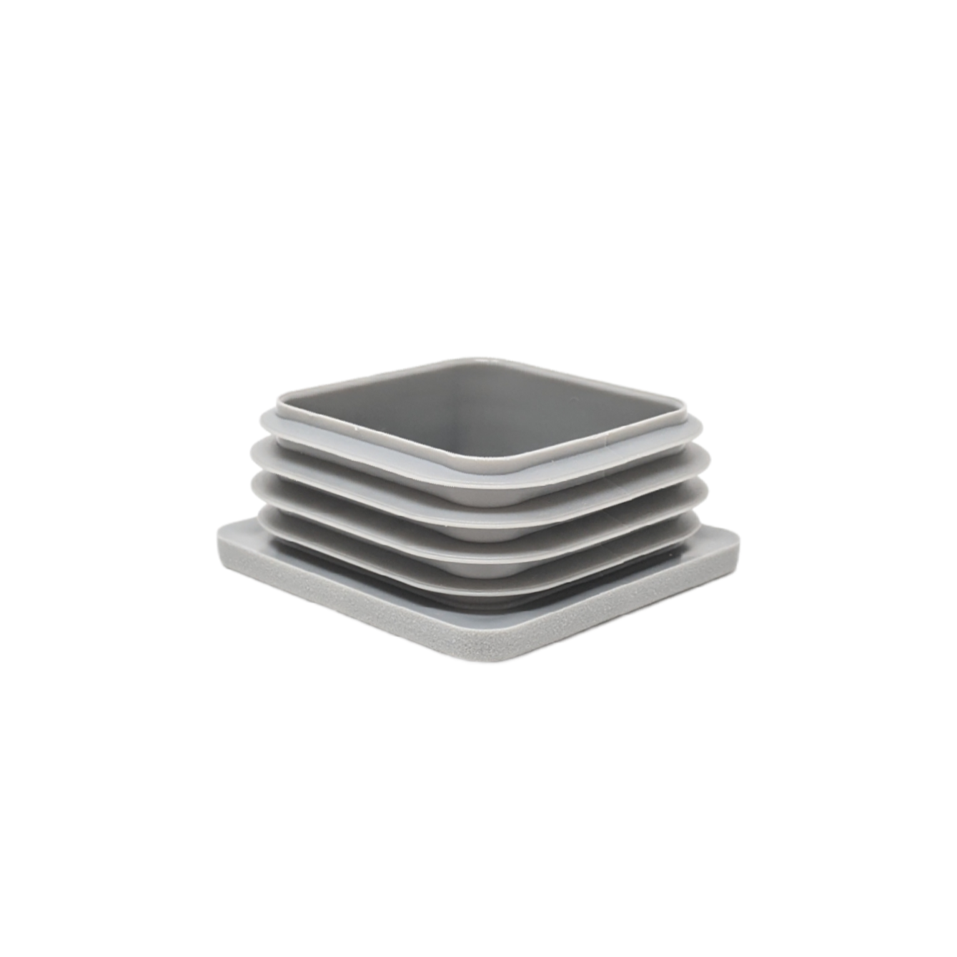 Square Tube Inserts 60mm x 60mm Grey | Made in Germany | Keay Vital Parts - Keay Vital Parts