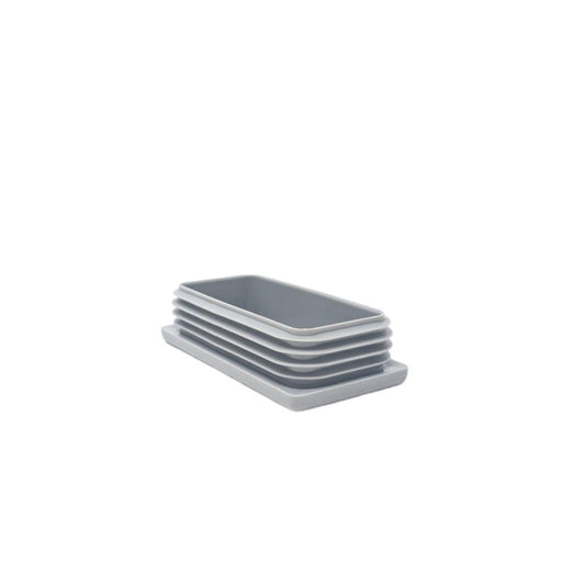 Rectangular Tube Inserts 80mm x 40mm Grey | Made in Germany | Keay Vital Parts - Keay Vital Parts