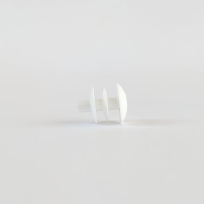 Thin Head Round Tube Insert 10mm White  | Made in Germany | Keay Vital Parts - Keay Vital Parts