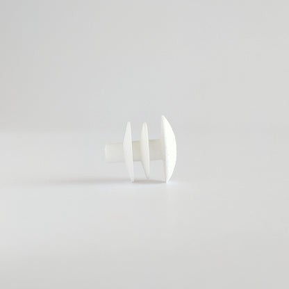 Thin Head Round Tube Insert 12mm White  | Made in Germany | Keay Vital Parts - Keay Vital Parts