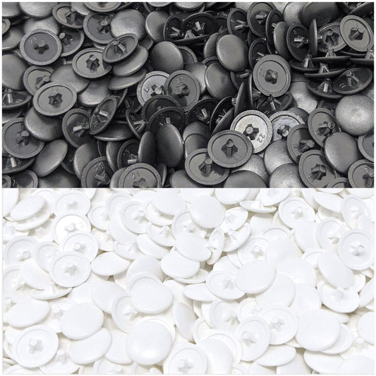 PZ2 Pozi Screw Caps Covers (12mm x 1.7mm) | Made in Germany | Keay Vital Parts