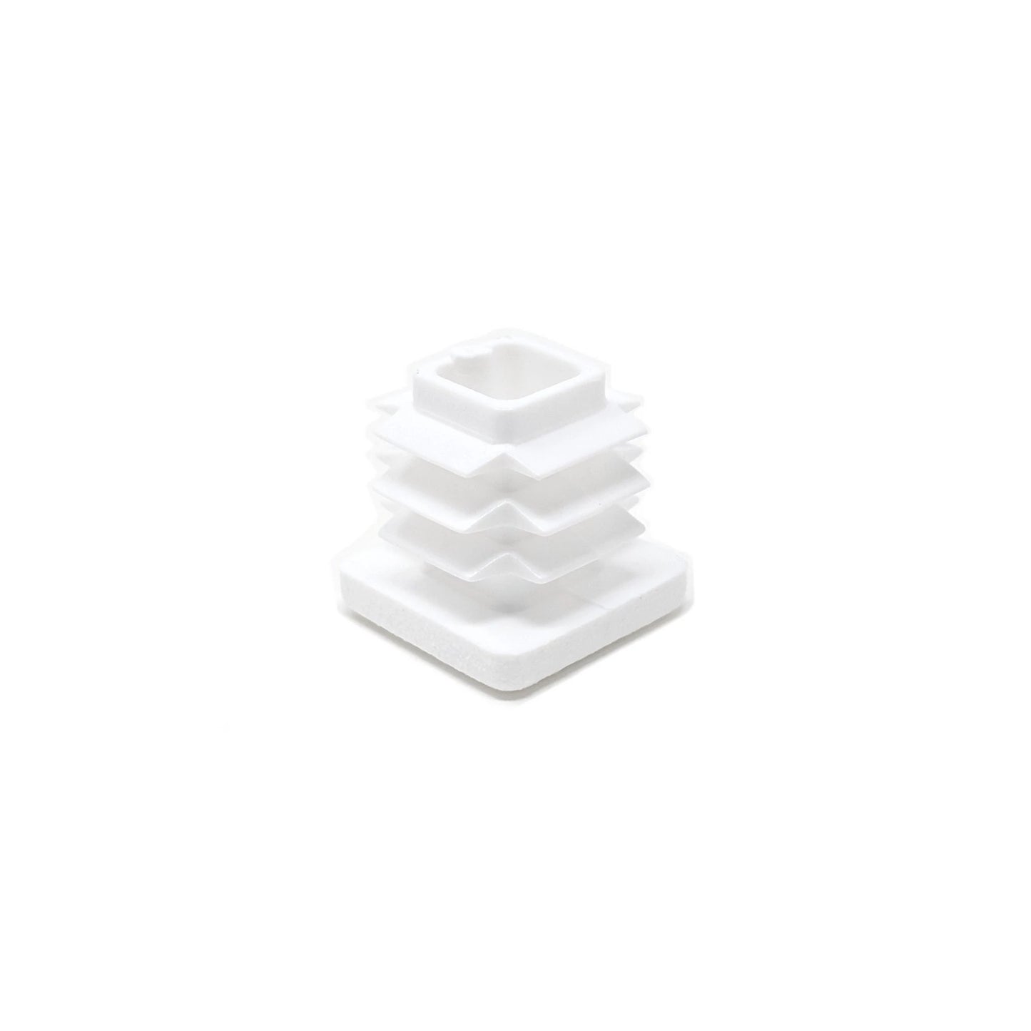 Square Tube Inserts 15mm x 15mm White | Made in Germany | Keay Vital Parts - Keay Vital Parts
