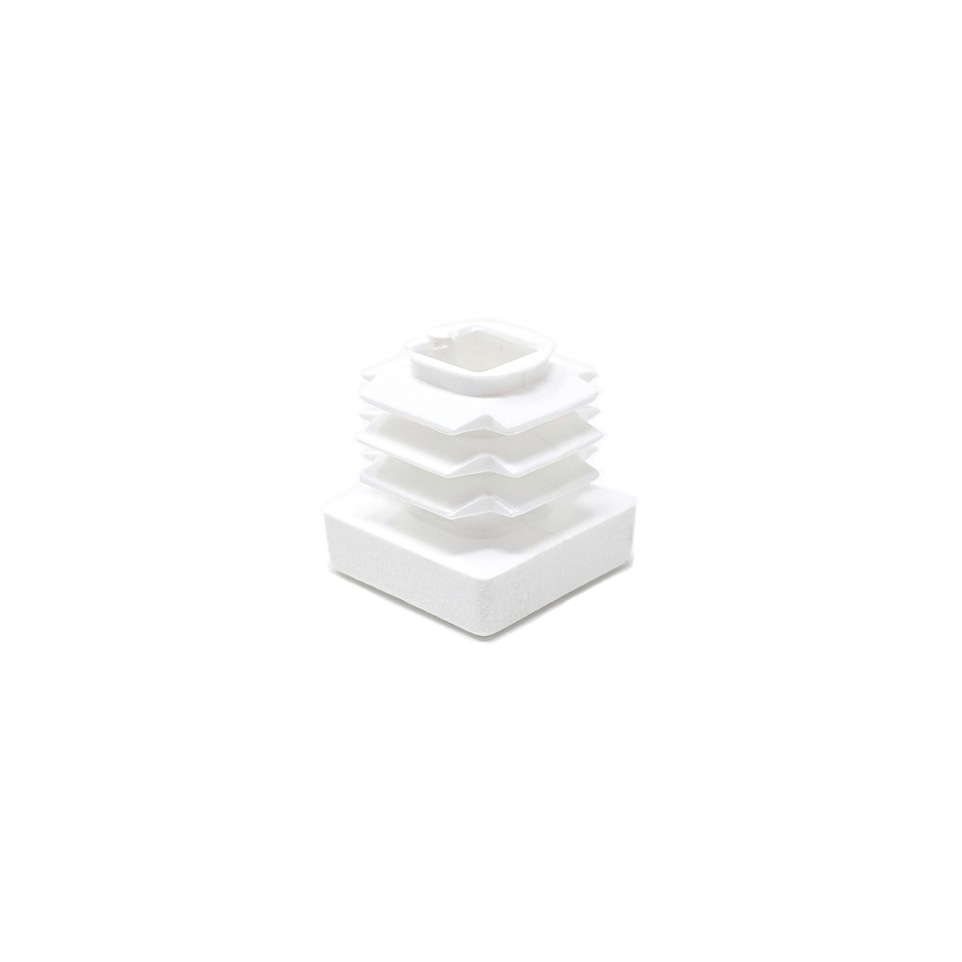 Square Tube Inserts 16mm x 16mm White | Made in Germany | Keay Vital Parts - Keay Vital Parts