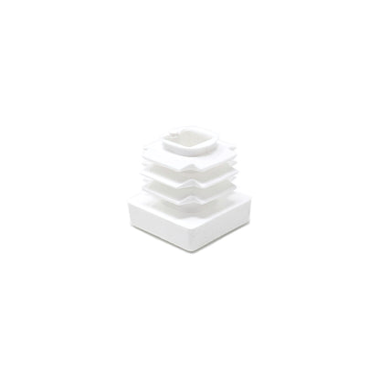 Square Tube Inserts 16mm x 16mm White | Made in Germany | Keay Vital Parts - Keay Vital Parts