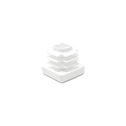 Square Tube Inserts 18mm x 18mm White | Made in Germany | Keay Vital Parts - Keay Vital Parts
