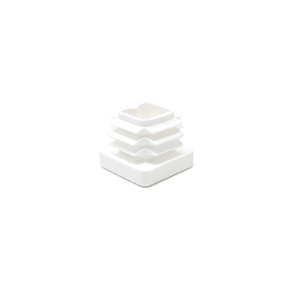Square Tube Inserts 20mm x 20mm White | Made in Germany | Keay Vital Parts - Keay Vital Parts
