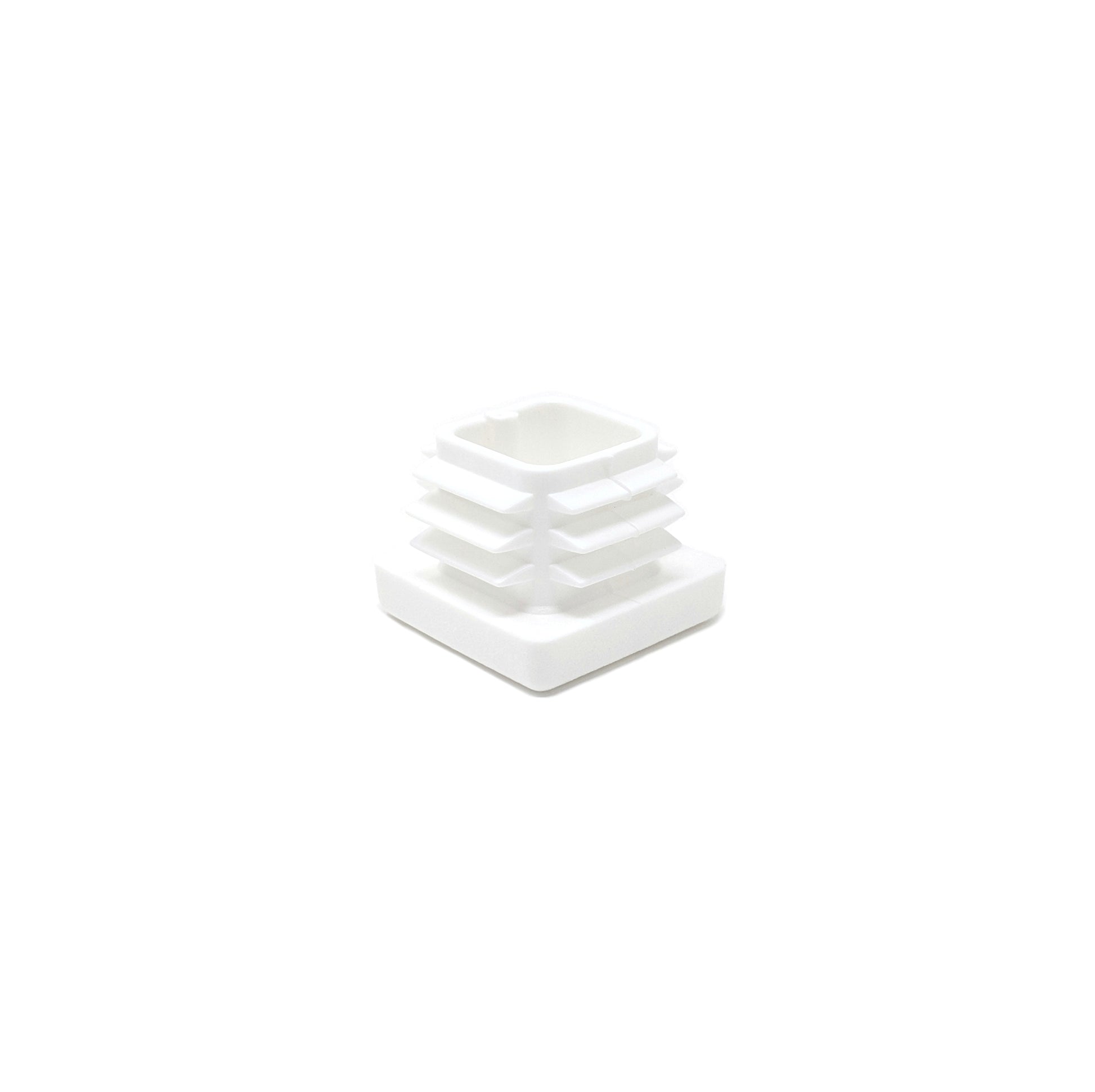 Square Tube Inserts 22mm x 22mm White | Made in Germany | Keay Vital Parts - Keay Vital Parts