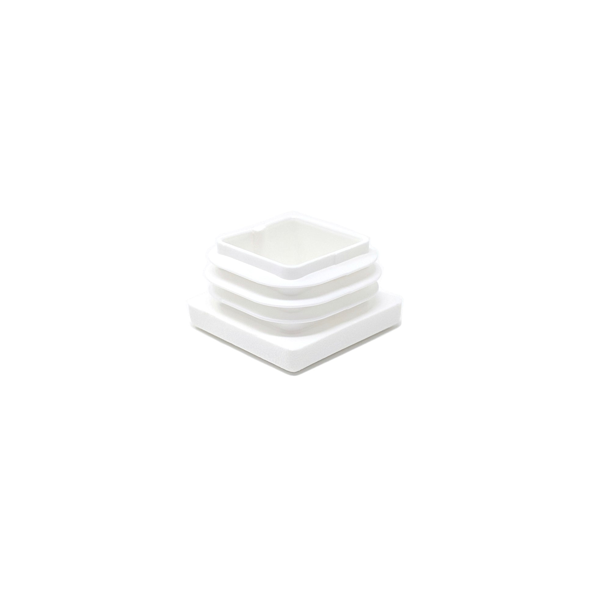 Square Tube Inserts 28mm x 28mm White | Made in Germany | Keay Vital Parts - Keay Vital Parts