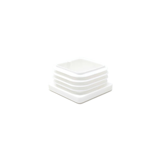 Square Tube Inserts 35mm x 35mm White | Made in Germany | Keay Vital Parts - Keay Vital Parts