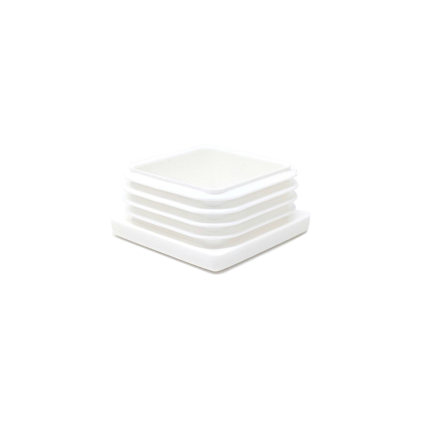 Square Tube Inserts 40mm x 40mm White | Made in Germany | Keay Vital Parts - Keay Vital Parts