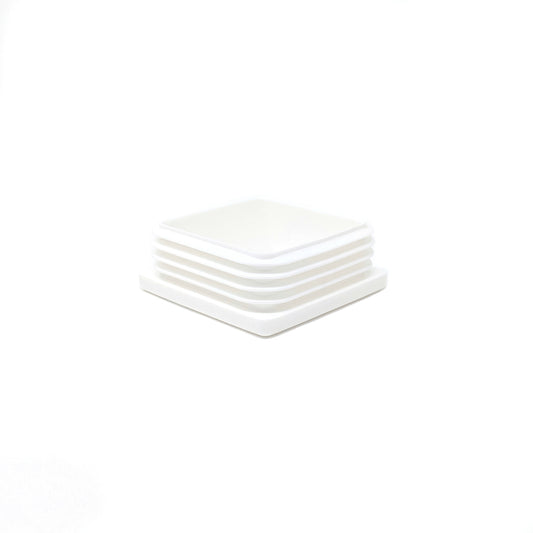 Square Tube Inserts 50mm x 50mm White | Made in Germany | Keay Vital Parts - Keay Vital Parts