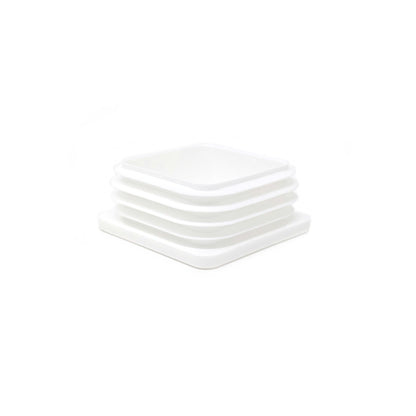 Square Tube Inserts 60mm x 60mm White | Made in Germany | Keay Vital Parts - Keay Vital Parts
