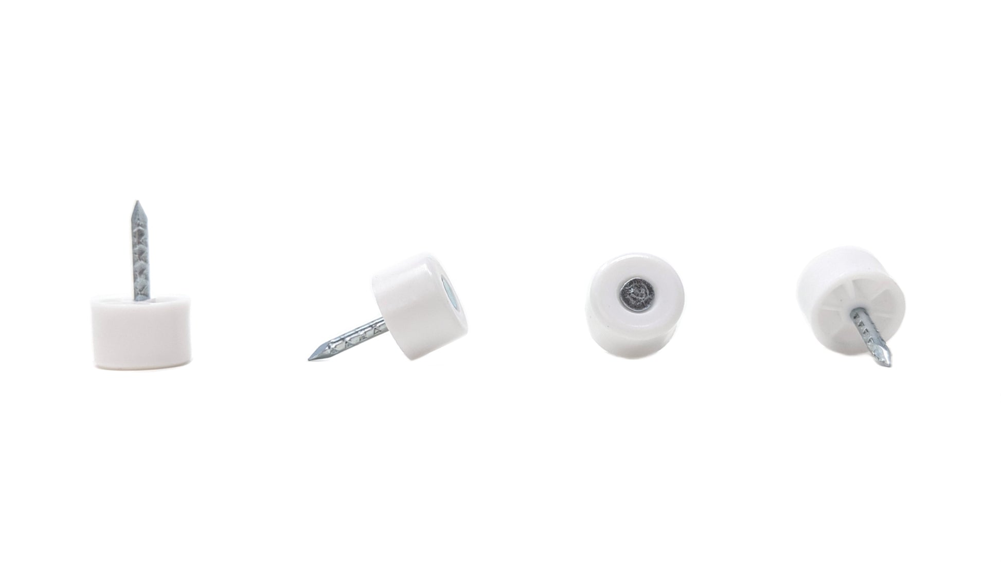 White Shelf Support Pegs with Round Edge - Made in Germany - Keay Vital Parts