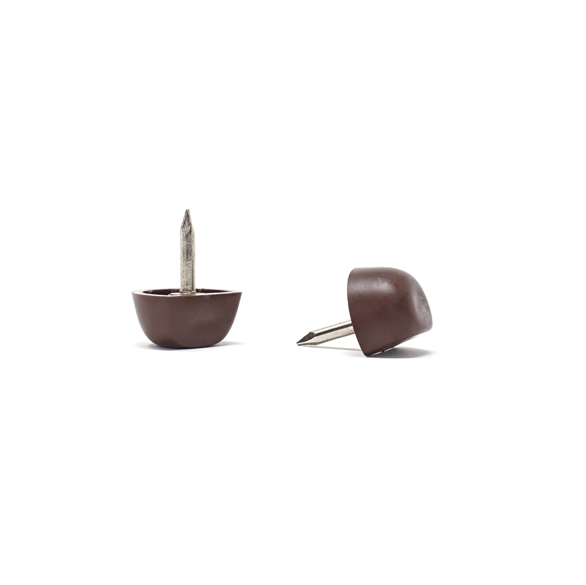 Brown Shelf Support Pegs with Straight Edge - Made in Germany - Keay Vital Parts