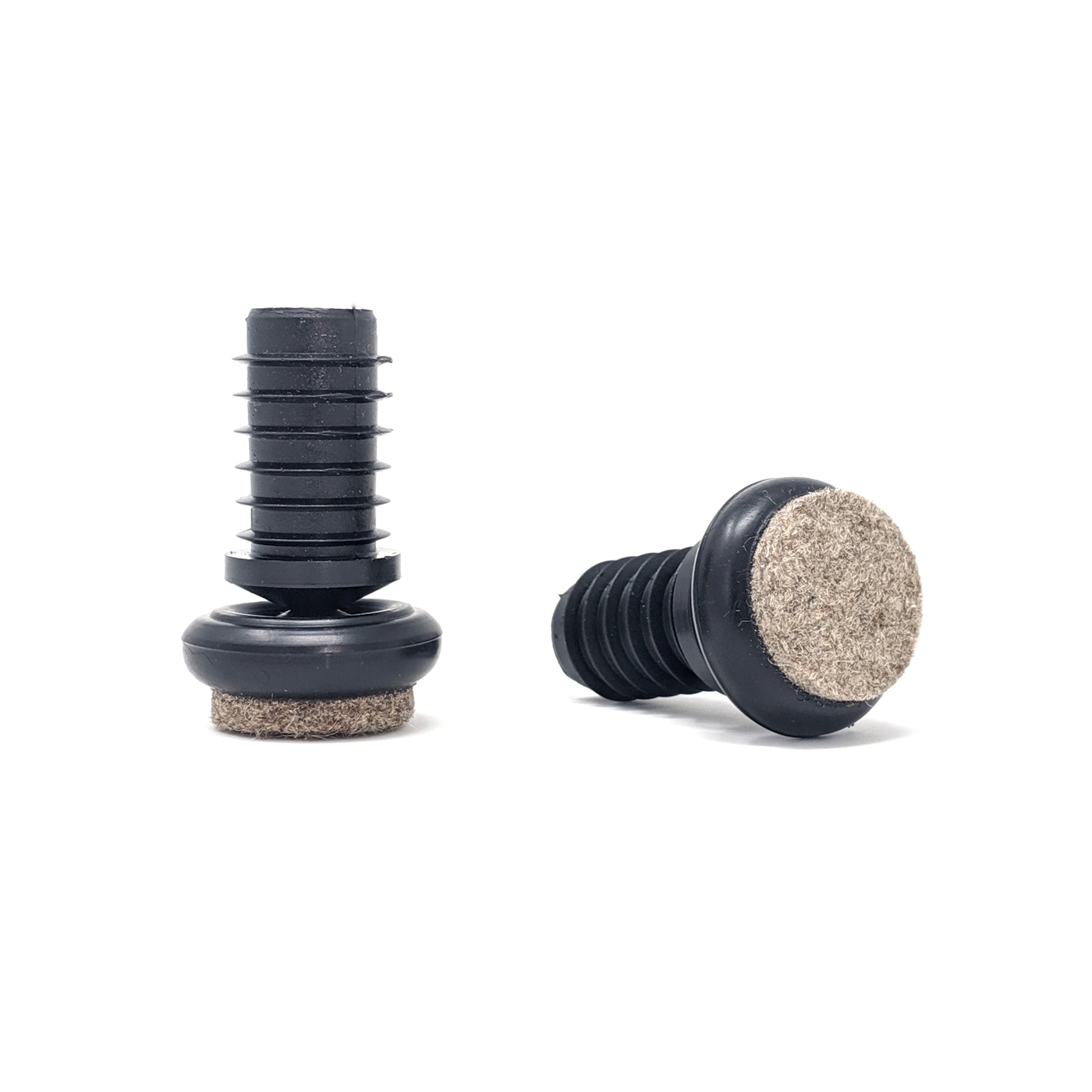 Metal Chair Leg Inserts Felt Gliders (For tubes with 14mm Inside Diameter - Pad Size 27mm) Made in Germany | Keay Vital Parts - Keay Vital Parts