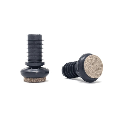 Metal Chair Leg Inserts Felt Gliders (For tubes with 14mm Inside Diameter - Pad Size 27mm) Made in Germany | Keay Vital Parts - Keay Vital Parts