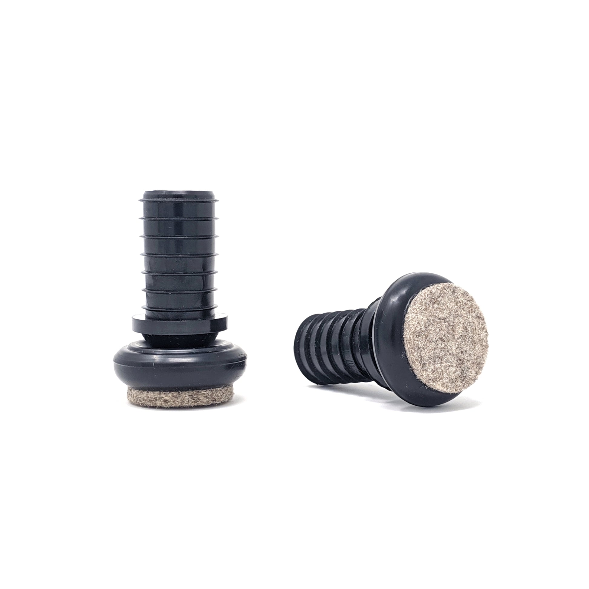Metal Chair Leg Inserts Felt Gliders (For tubes with 15mm Inside Diameter - Pad Size 27mm) Made in Germany | Keay Vital Parts - Keay Vital Parts