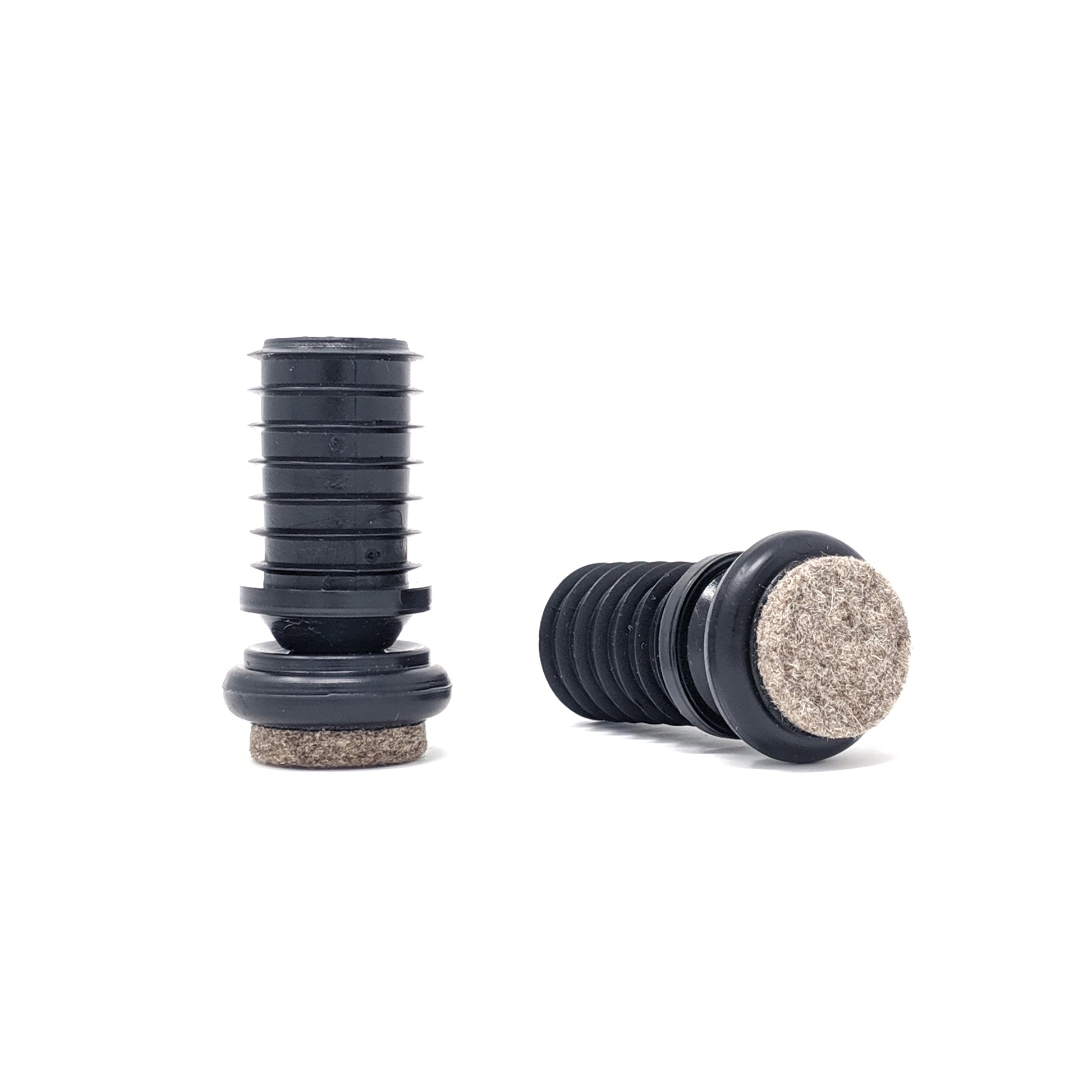 Metal Chair Leg Inserts Felt Gliders (For tubes with 16mm Inside Diameter - Pad Size 23mm) Made in Germany | Keay Vital Parts - Keay Vital Parts