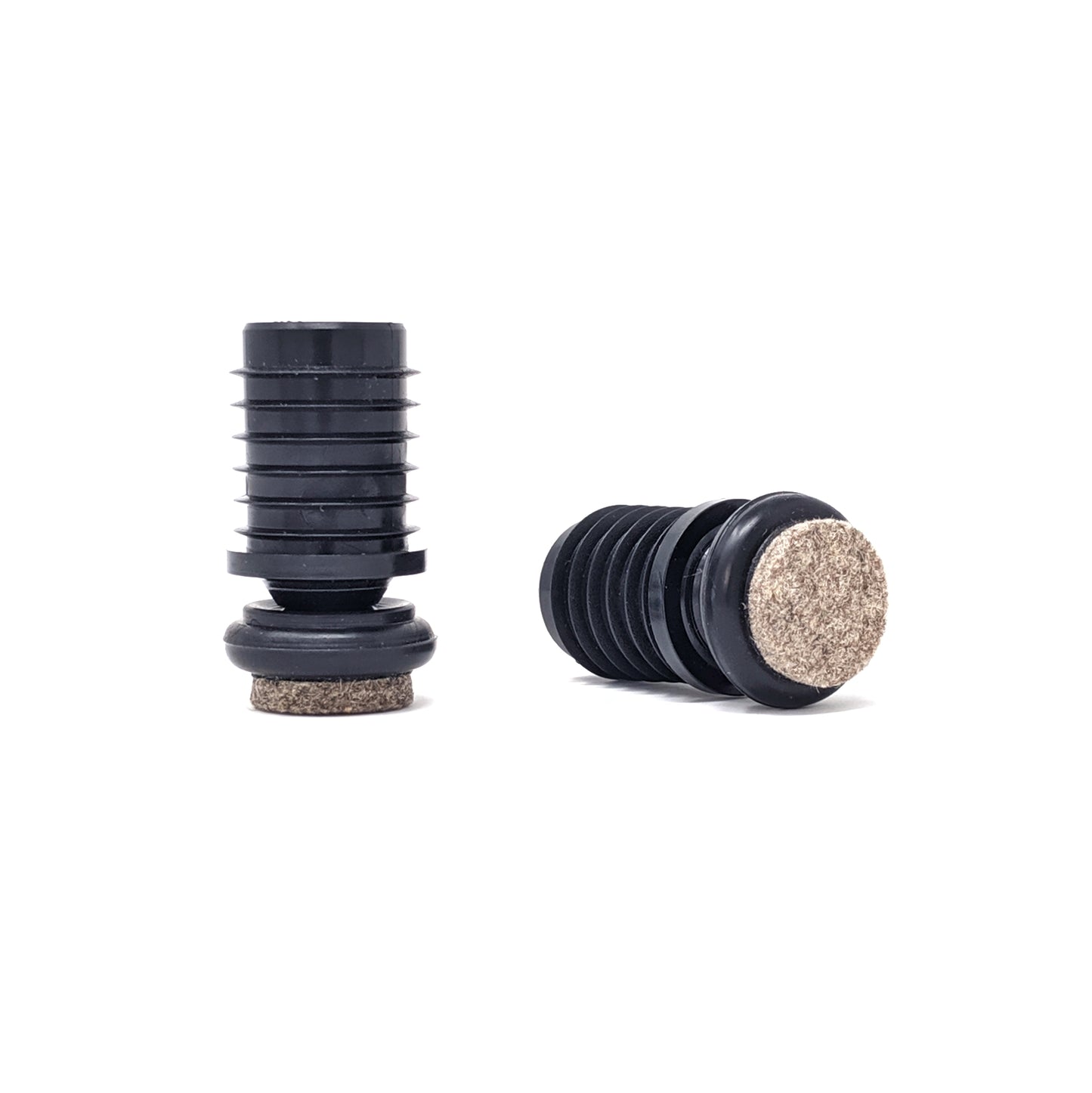 Metal Chair Leg Inserts Felt Gliders (For tubes with 19mm Inside Diameter - Pad Size 23mm) Made in Germany | Keay Vital Parts - Keay Vital Parts