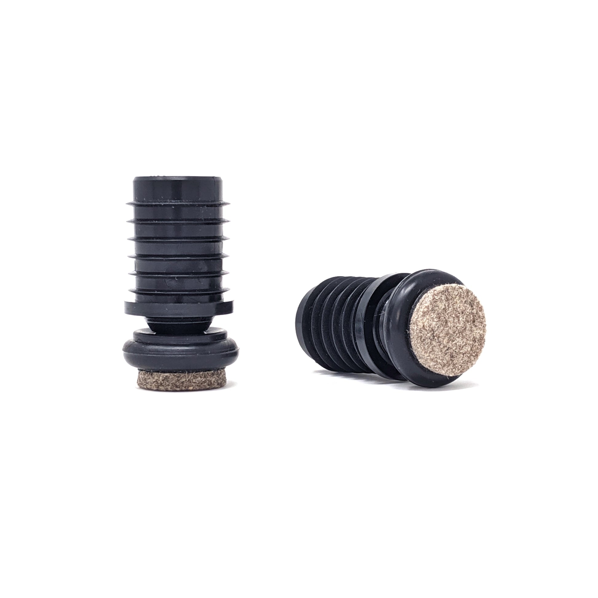 Metal Chair Leg Inserts Felt Gliders (For tubes with 19mm Inside Diameter - Pad Size 23mm) Made in Germany | Keay Vital Parts - Keay Vital Parts