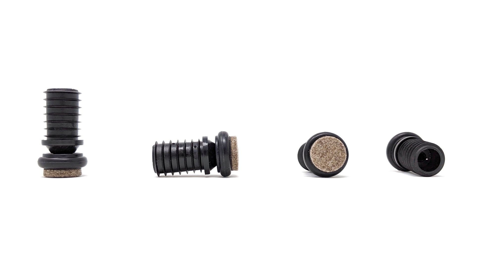 Metal Chair Leg Inserts Felt Gliders (For tubes with 16mm Inside Diameter - Pad Size 23mm) Made in Germany | Keay Vital Parts - Keay Vital Parts