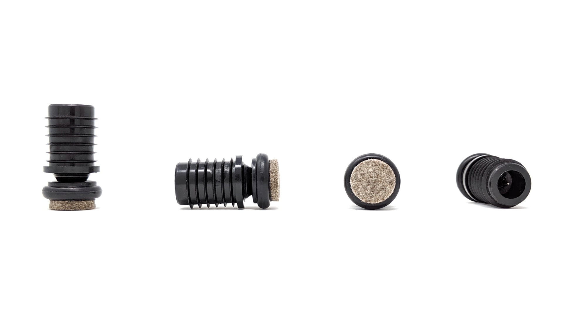 Metal Chair Leg Inserts Felt Gliders (For tubes with 19mm Inside Diameter - Pad Size 23mm) Made in Germany | Keay Vital Parts - Keay Vital Parts