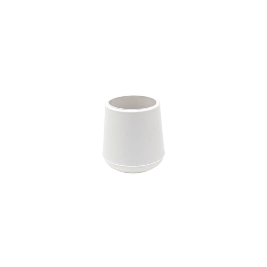 19mm White Rubber Ferrules with Steel Base Insert - Made in Germany - Keay Vital Parts