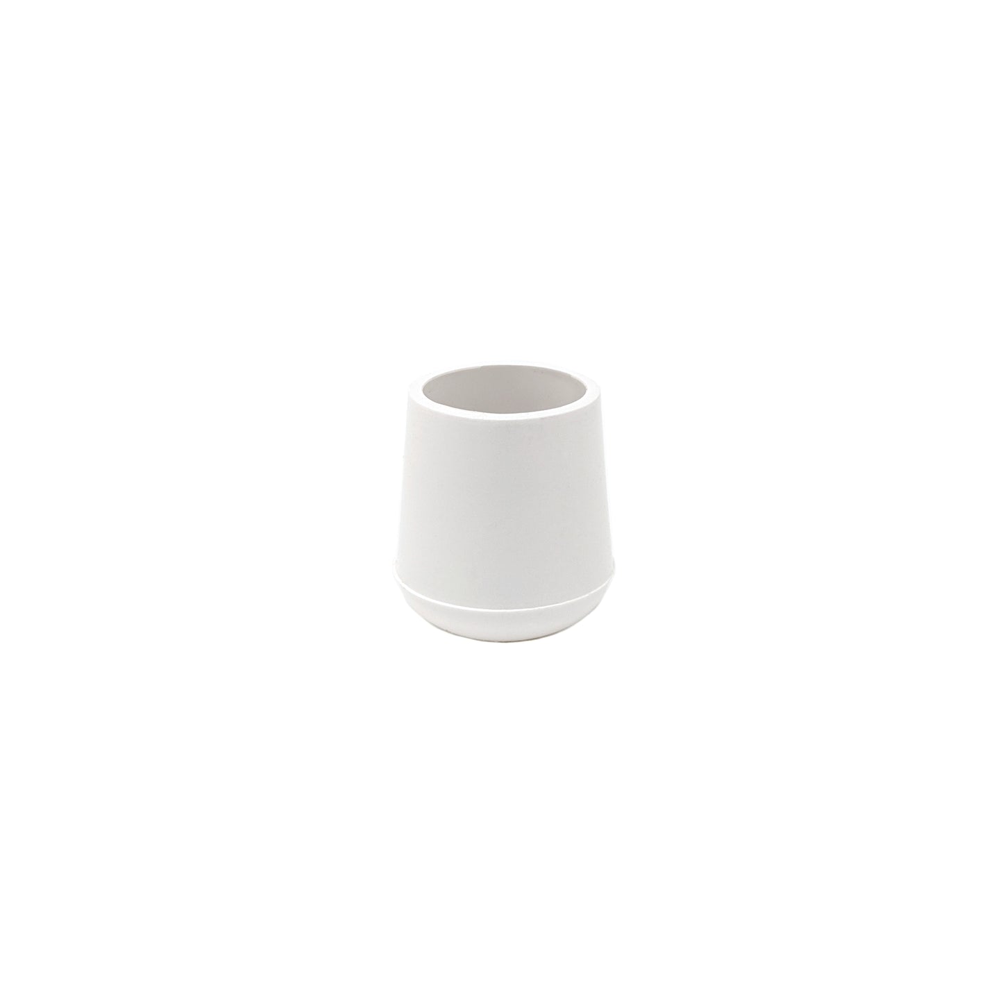 18mm White Rubber Ferrules with Steel Base Insert - Made in Germany - Keay Vital Parts