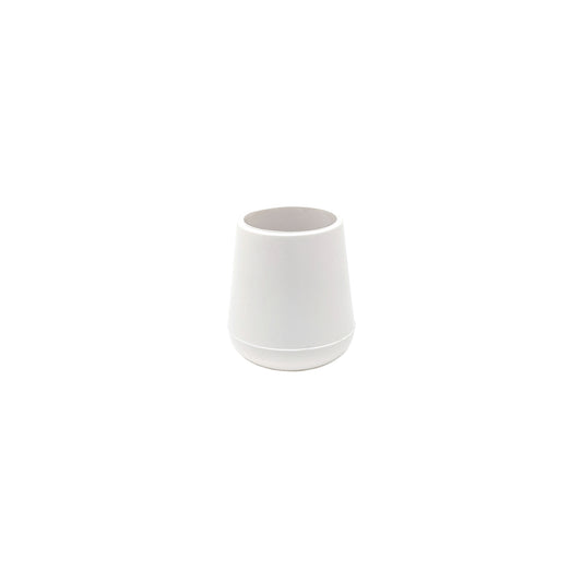 16mm White Rubber Ferrules with Steel Base Insert - Made in Germany - Keay Vital Parts