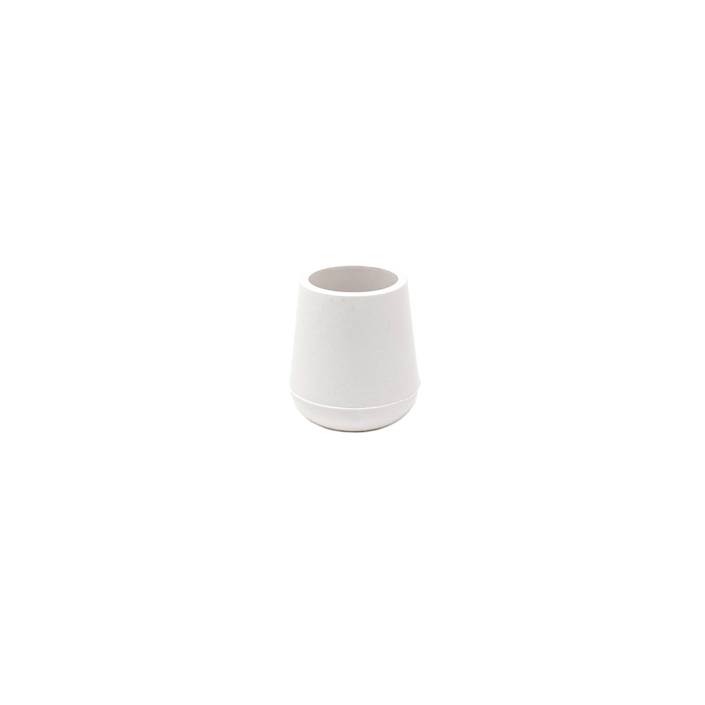 12mm White Rubber Ferrules with Steel Base Insert - Made in Germany - Keay Vital Parts