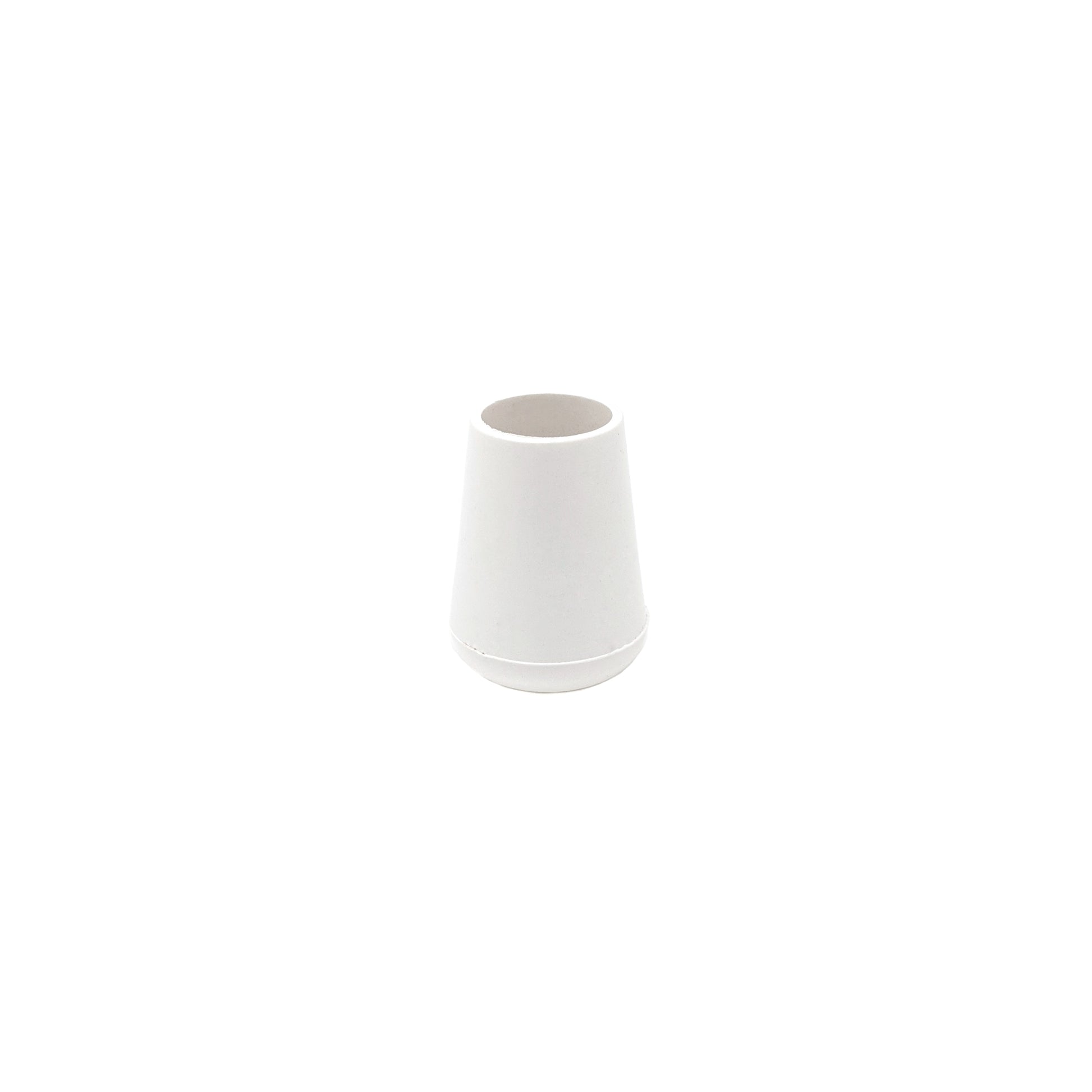 10mm White Rubber Ferrules with Steel Base Insert - Made in Germany - Keay Vital Parts