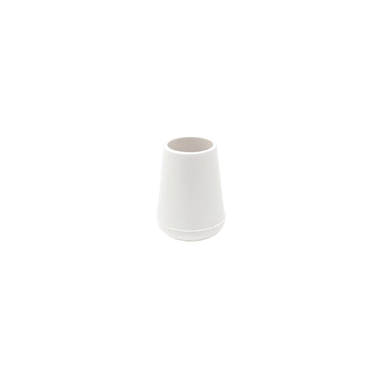 10mm White Rubber Ferrules with Steel Base Insert - Made in Germany - Keay Vital Parts