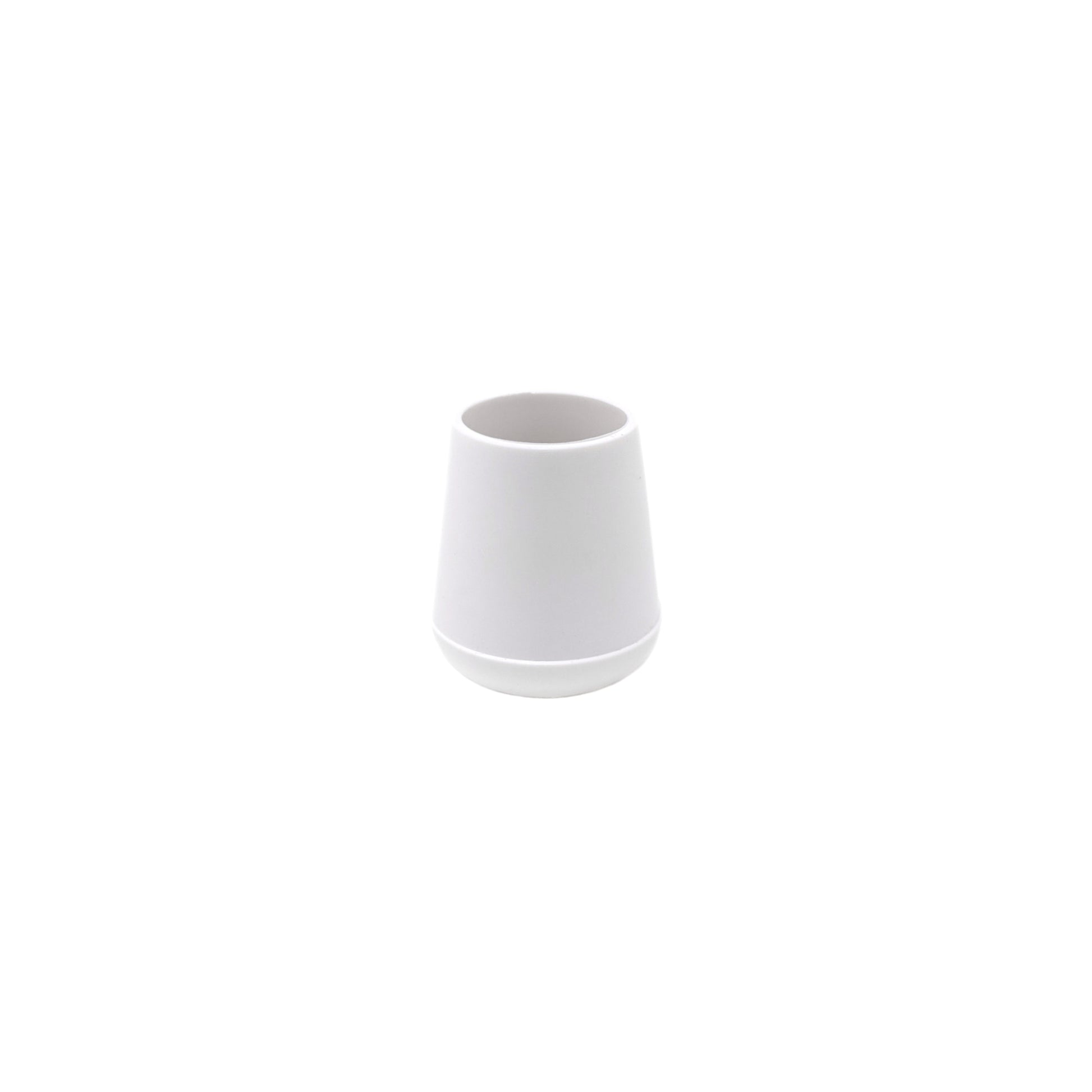 14mm White Rubber Ferrules with Steel Base Insert - Made in Germany - Keay Vital Parts