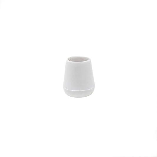 13mm White Rubber Ferrules with Steel Base Insert - Made in Germany - Keay Vital Parts