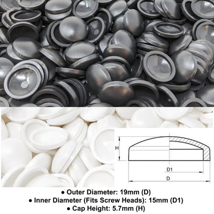 18. Screw Caps (Inner Diameter 15mm, Outer Diameter 19mm, Cap Height 5.7mm) - Keay Vital Parts