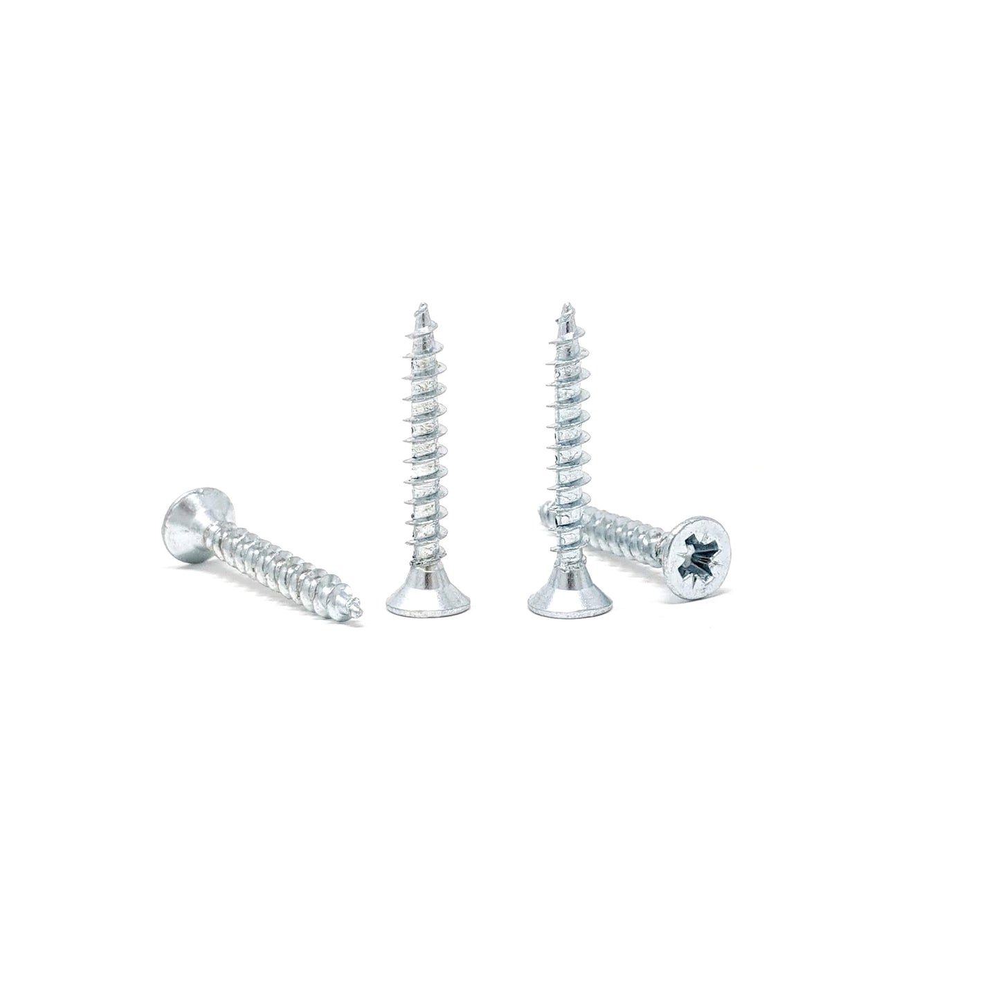 Wood Screws, Pozi Countersunk 3.5mm (No.6) Zinc Plated Steel | Made in Germany | Keay Vital Parts