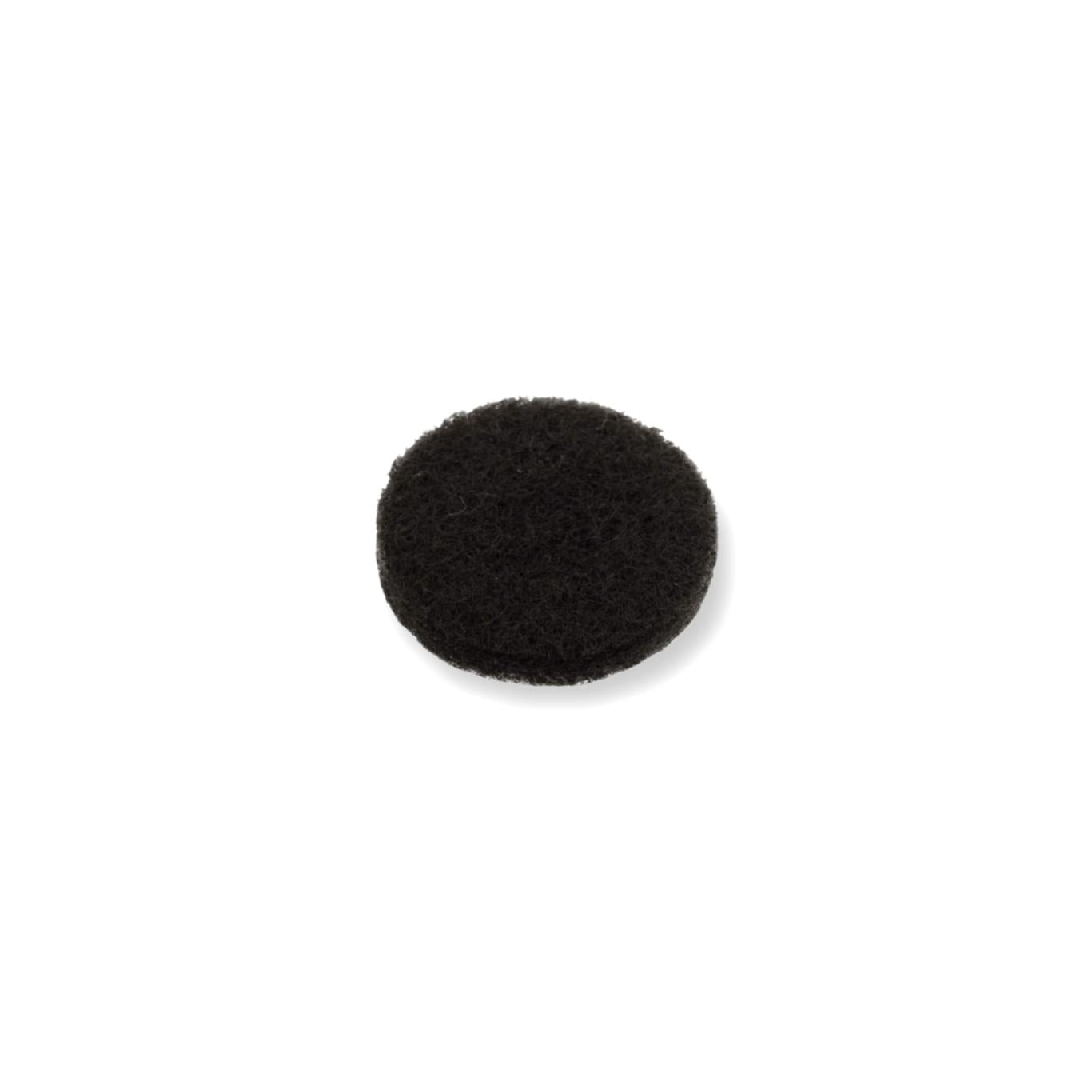 Felt Pads - Dark Brown Self Adhesive Stick on Felt - Round 20mm Diameter - Made in Germany