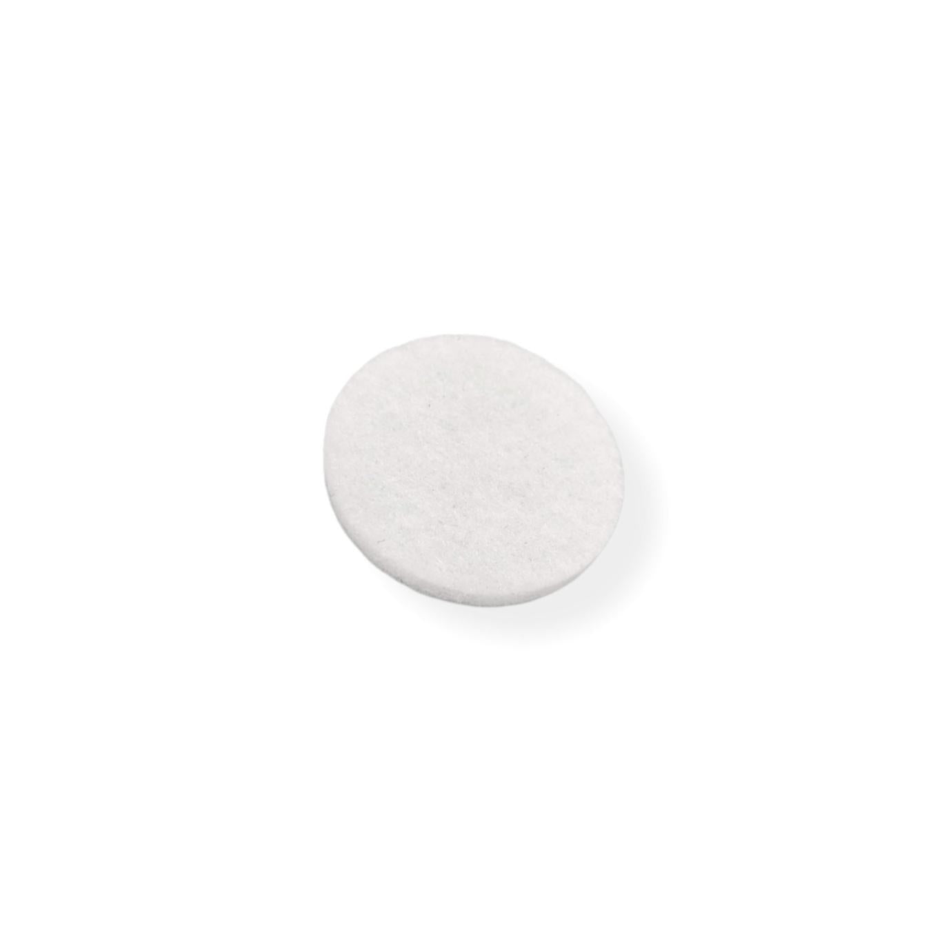 Felt Pads - White Self Adhesive Stick on Felt - Round 20mm Diameter - Made in Germany - Keay Vital Parts