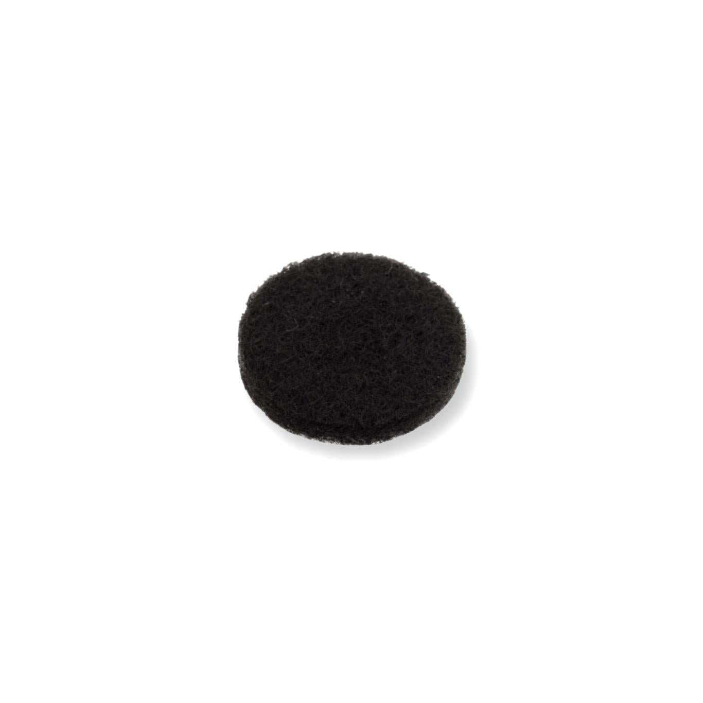 Felt Pads - Dark Brown Self Adhesive Stick on Felt - Round 22mm Diameter - Made in Germany