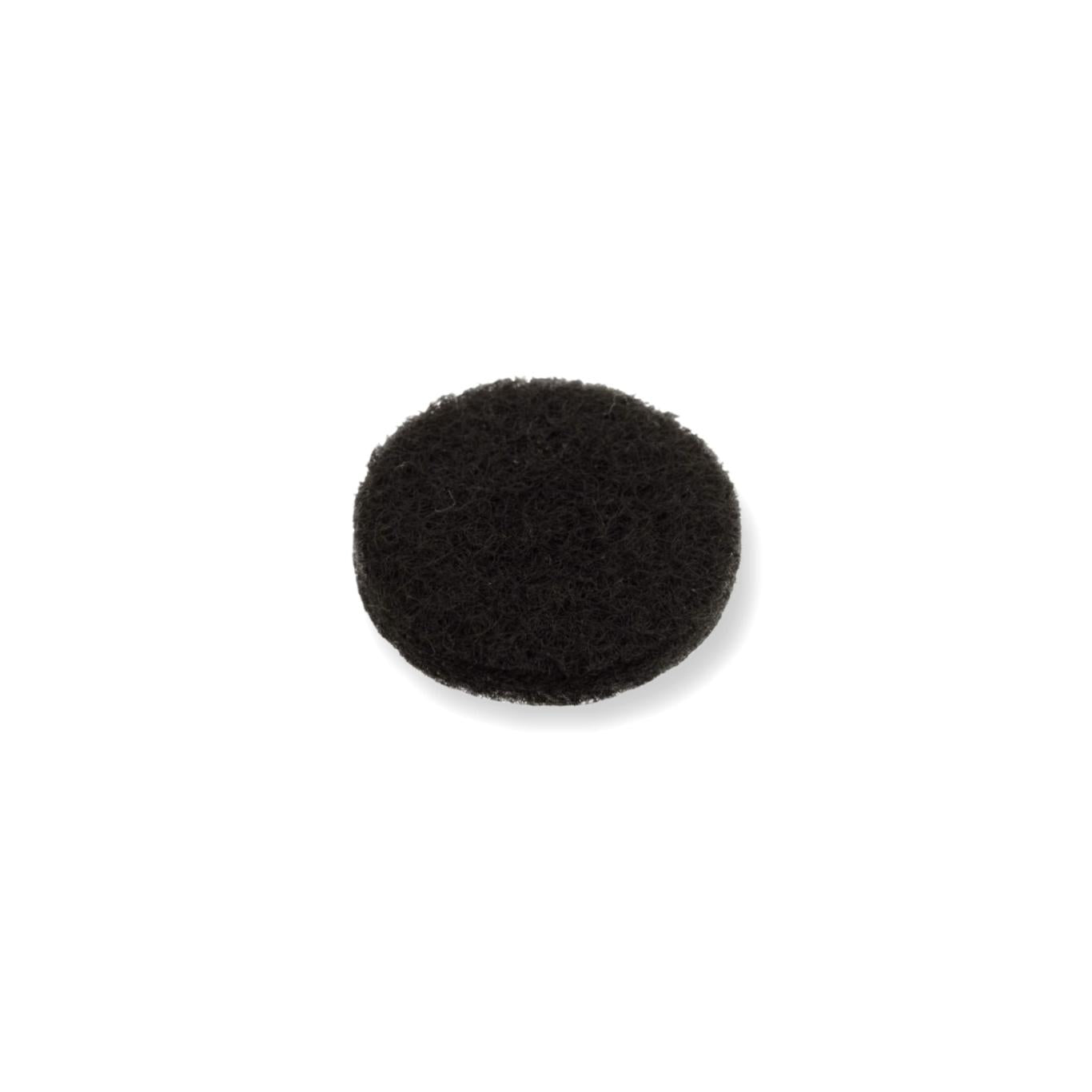 Felt Pads - Dark Brown Self Adhesive Stick on Felt - Round 25mm Diameter - Made in Germany