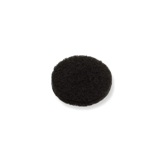 Felt Pads - Dark Brown Self Adhesive Stick on Felt - Round 28mm Diameter - Made in Germany
