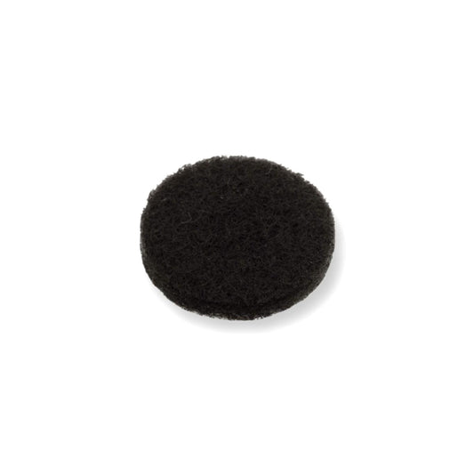 Felt Pads - Dark Brown Self Adhesive Stick on Felt - Round 32mm Diameter - Made in Germany